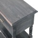 Heritage Carbon Ash Nachttisch mit Regalfächern