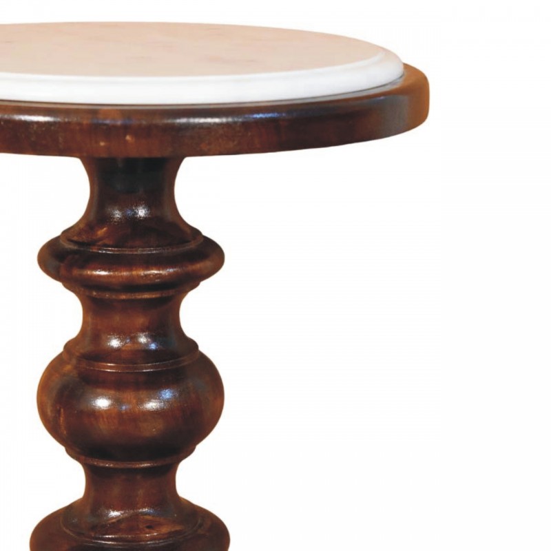 Bellmont Marble Top Side Table