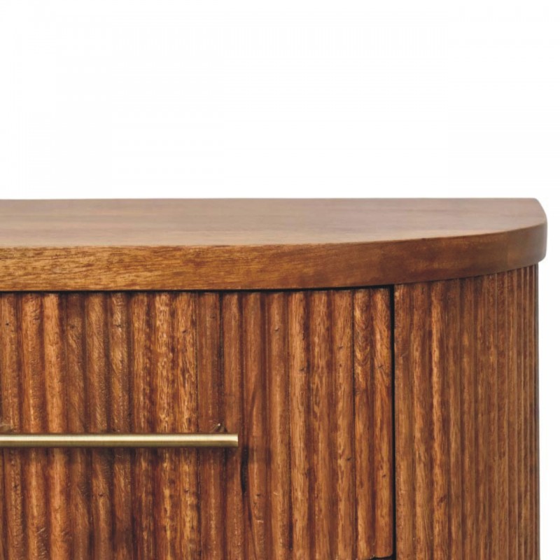 Прикроватная тумба Ribbed Amber Oak