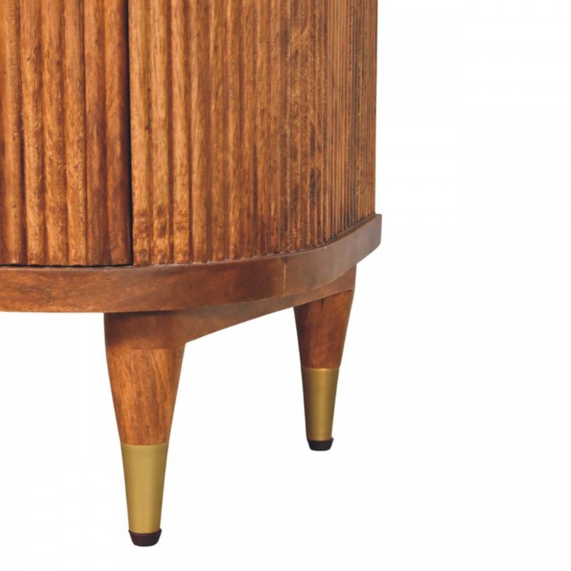 Прикроватная тумба Ribbed Amber Oak