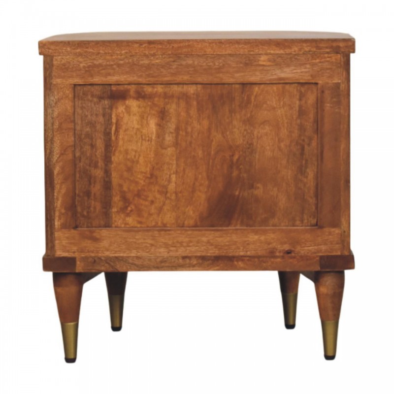 Прикроватная тумба Ribbed Amber Oak