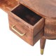 ТВ-консоль Valenza Curved в оттенке Roasted Almond
