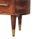 ТВ-консоль Valenza Curved в оттенке Roasted Almond