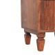 Harper Amber Oak Nachttisch mit gerillten Fronten