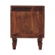 Harper Amber Oak Nachttisch mit gerillten Fronten