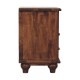 2 Drawer Bedside with Open Shelf