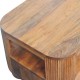 Журнальный столик Briarwood Fluted из массива дерева