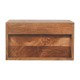 Arno Wall-Mounted Nightstand in Golden Teak