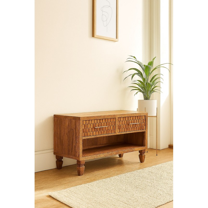 Тумба для обуви Arno в цвете Golden Teak