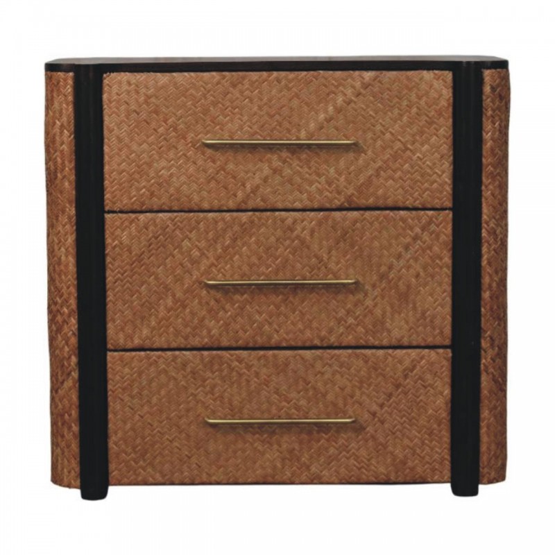 Комод Havana Weave с 3 ротанговыми ящиками