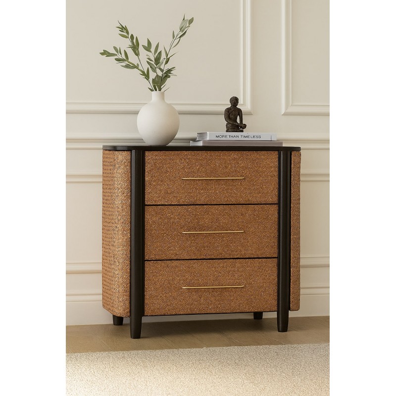 Комод Havana Weave с 3 ротанговыми ящиками