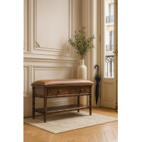 Скамья Bamboo с хранением и резными фасадами