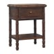 Bamboo Carved Bedside Table