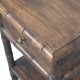 Bamboo Carved Bedside Table