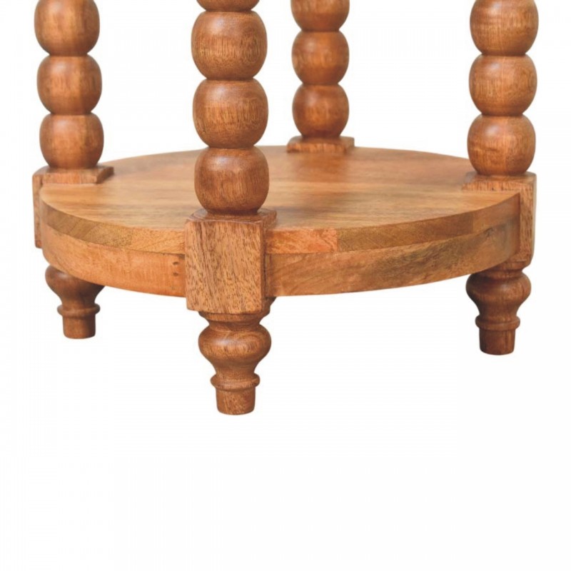Barley Twist Round Side Table