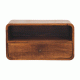 Avora Wall-Mounted Chestnut Wood Nightstand