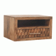 Arno Wall-Mounted Nightstand in Golden Teak