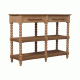 Spindle Konsole Stone Driftwood