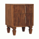 Прикроватная тумба Louvre Winewood Oak с рифлёными фасадами
