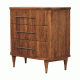 Комод Emerson Amber Oak с рифлёными фасадами