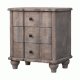 Beaumont Curved Solid Wood Nightstand
