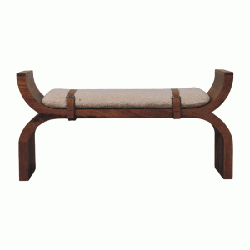 Скамья Stirrup Curve Amber Oak