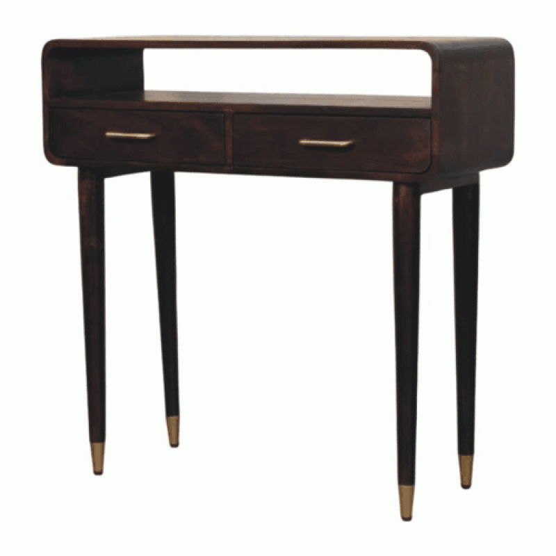 Valenza Velvet Mocha Konsolentisch