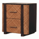Havana Rattan Nachttisch in Velvet Mocha