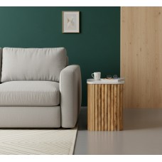 Столик Oak-Ish с мраморной столешницей
