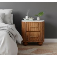 Aurora Marble Bedside Table
