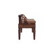 Кожаная скамья Bordeaux из массива дерева