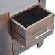 Valencia Velvet Mocha Nachttisch mit 2 Schubladen