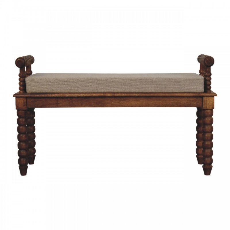 Банкетка Amber Oak Mud Linen