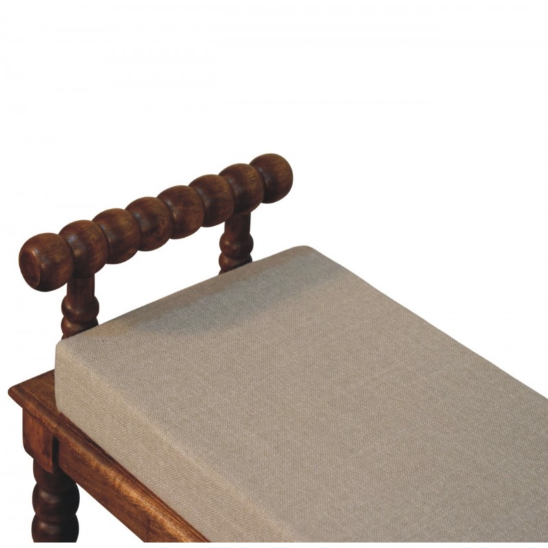 Банкетка Amber Oak Mud Linen