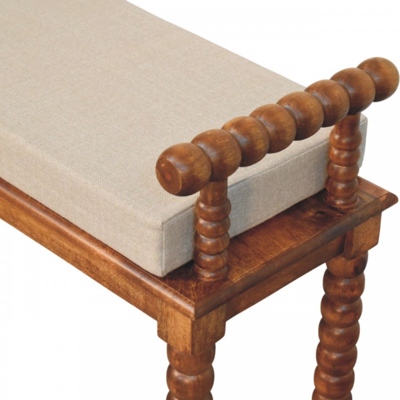 Банкетка Amber Oak Mud Linen