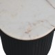 Журнальный столик Verona с мраморной столешницей Velvet Mocha