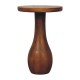 Curved Base Sculpted Side Table