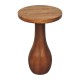 Curved Base Sculpted Side Table