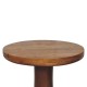 Curved Base Sculpted Side Table