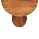 Curved Base Sculpted Side Table