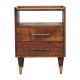 Valenza Open Frame Nachttisch in Chestnut