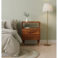 Valenza Open Frame Nightstand in Chestnut