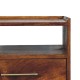 Valenza Open Frame Nachttisch in Chestnut