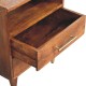 Valenza Open Frame Nachttisch in Chestnut
