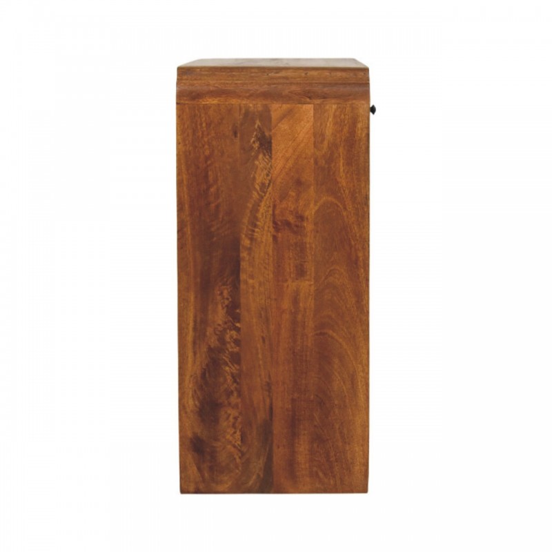Консольный столик Ellington Chestnut с полками и ящиками