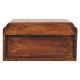 Avora Wall-Mounted Chestnut Wood Nightstand with Shelf