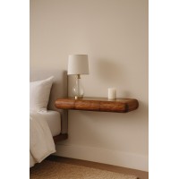 Solis Wall Console Amber Oak
