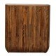 Шкаф для хранения Fluted Curve Golden Teak