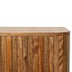 Шкаф для хранения Fluted Curve Golden Teak