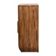 Шкаф для хранения Fluted Curve Golden Teak